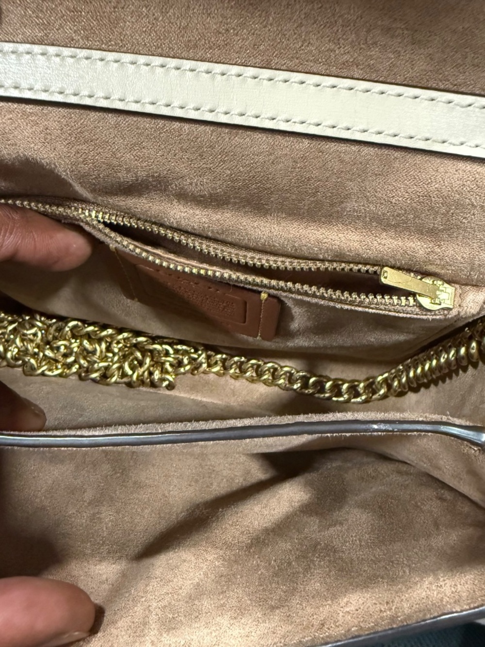 Coach Signature Hutton Convertible Crossbody Shoulder - Snakeskin Color Block - Picture 10 of 11